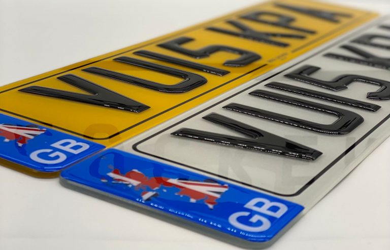 Are Gel Number Plates Durable?